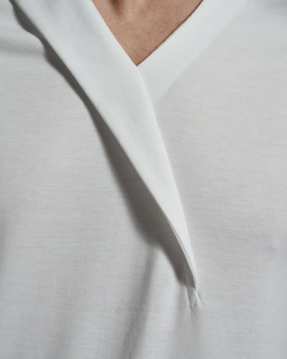 Slim Fit V-Neck with Lapel Inserts