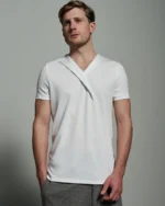 Slim Fit V-Neck with Lapel Inserts