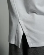 Bib Fronted V-neck with Panelled Shapes