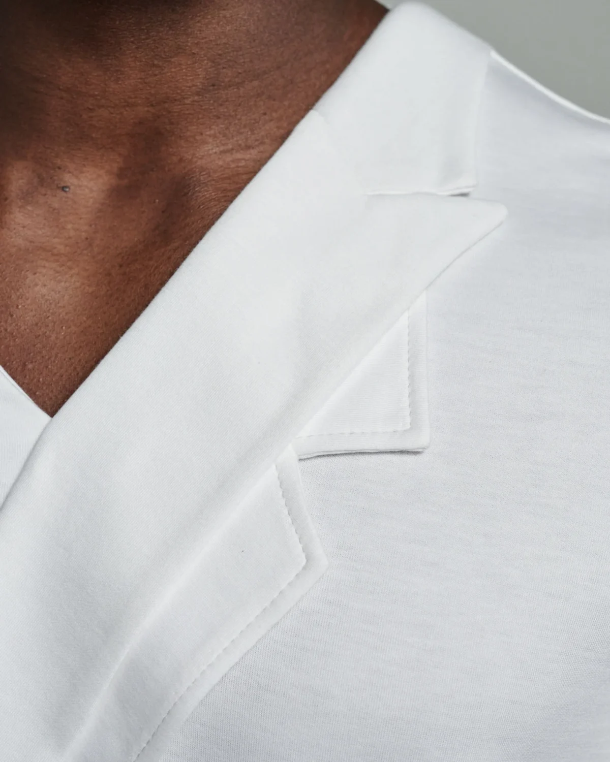 : V-Neck with Double Lapel Inserts