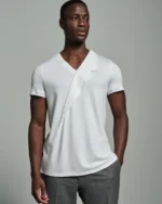 : V-Neck with Double Lapel Inserts
