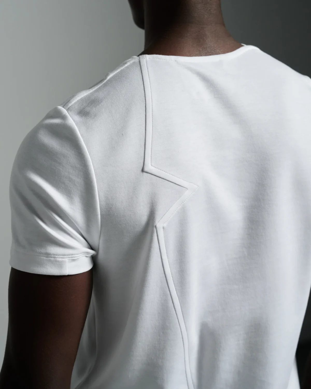V-neck with Criss-Cross Neck Tie