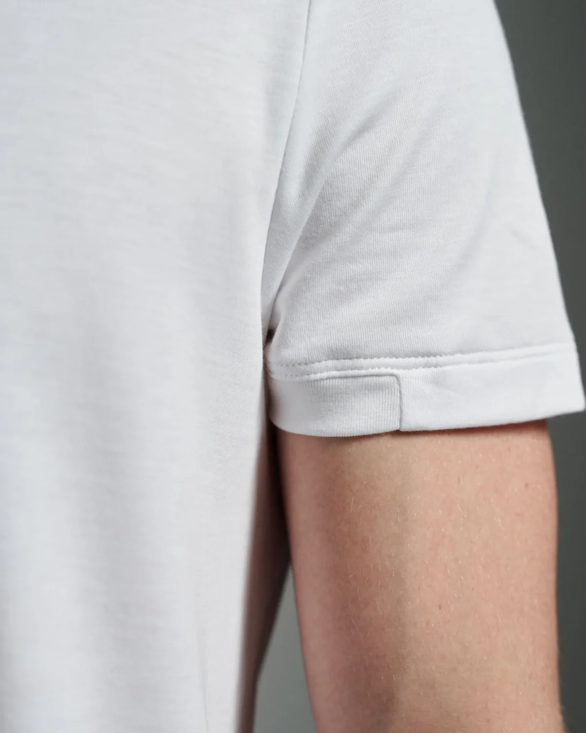 Contrasting Paneled Bib with Asymmetric V-neck
