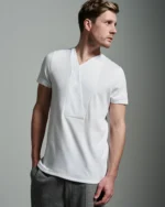 Luxury white T-shirts with timeless elegance and dedicated artistry. Made in London, England (United Kingdom) with exclusively minimalistic designs that show British (UK) talent & craftsmanship