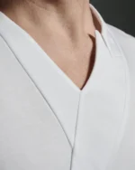 V-neck with Inverted Peak Lapel