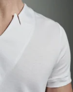 V-neck with Inverted Peak Lapel