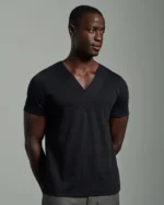 Layered Tier Stripe Panel V-neck
