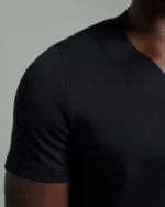 Layered Tier Stripe Panel V-neck