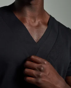 Layered Tier Stripe Panel V-neck (Copy)