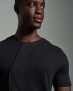 Crew Neck with Necktie Twist