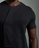 Crew Neck with Necktie Twist