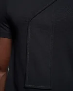 Crew Neck with Necktie Twist