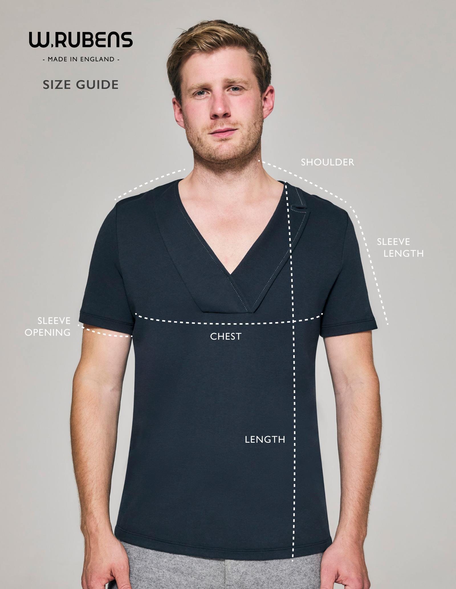 Model wearing size M